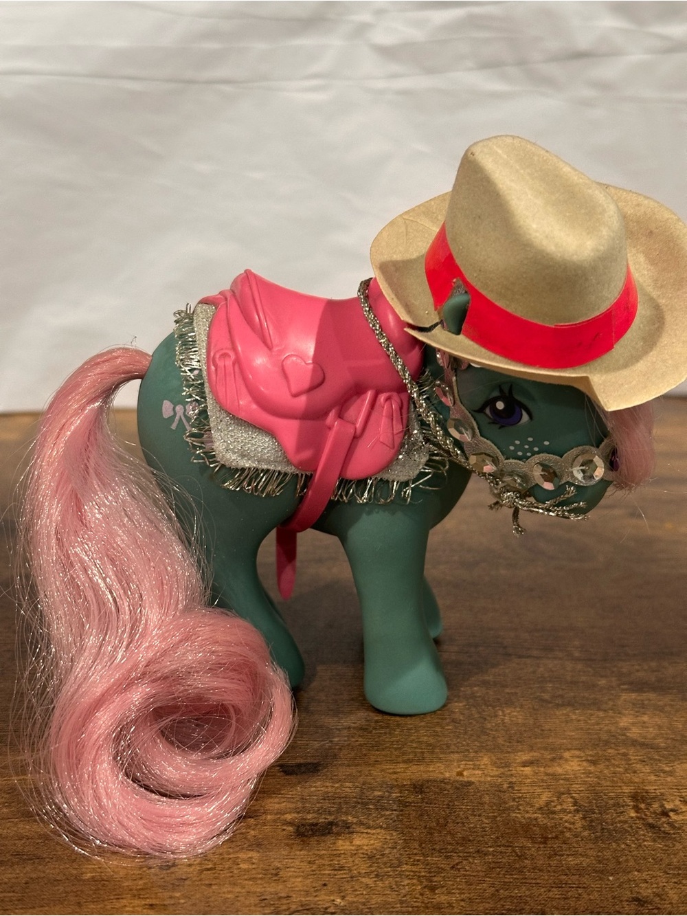 Vintage 1983 My Little Pony G1 Bow Tie Hasbro Hong Kong + Western Accessories